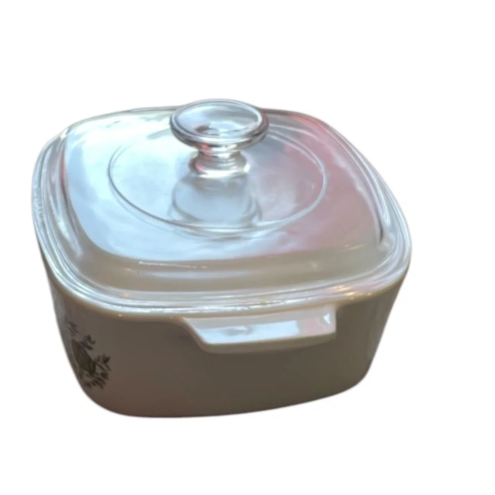 Corningware Le Persil La Sauge Spice of Life Bake‎ Dish W/ Pyrex Lid